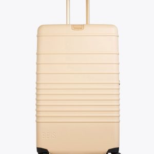 The Large Check-In Roller in Beige