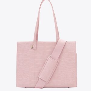 Resale The Work Tote in Atlas Pink Croc