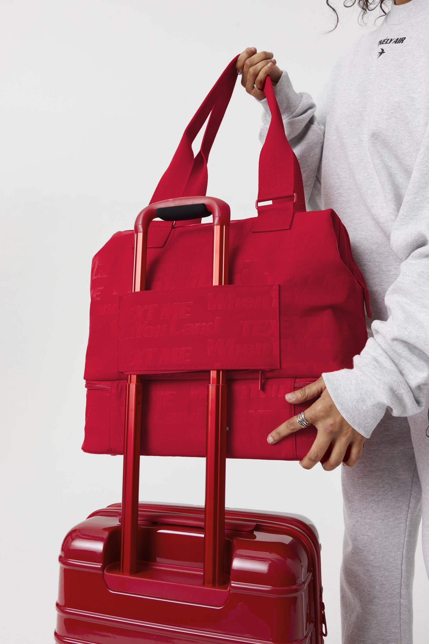 Resale The Mini Weekender in Text Me Red - Image 4