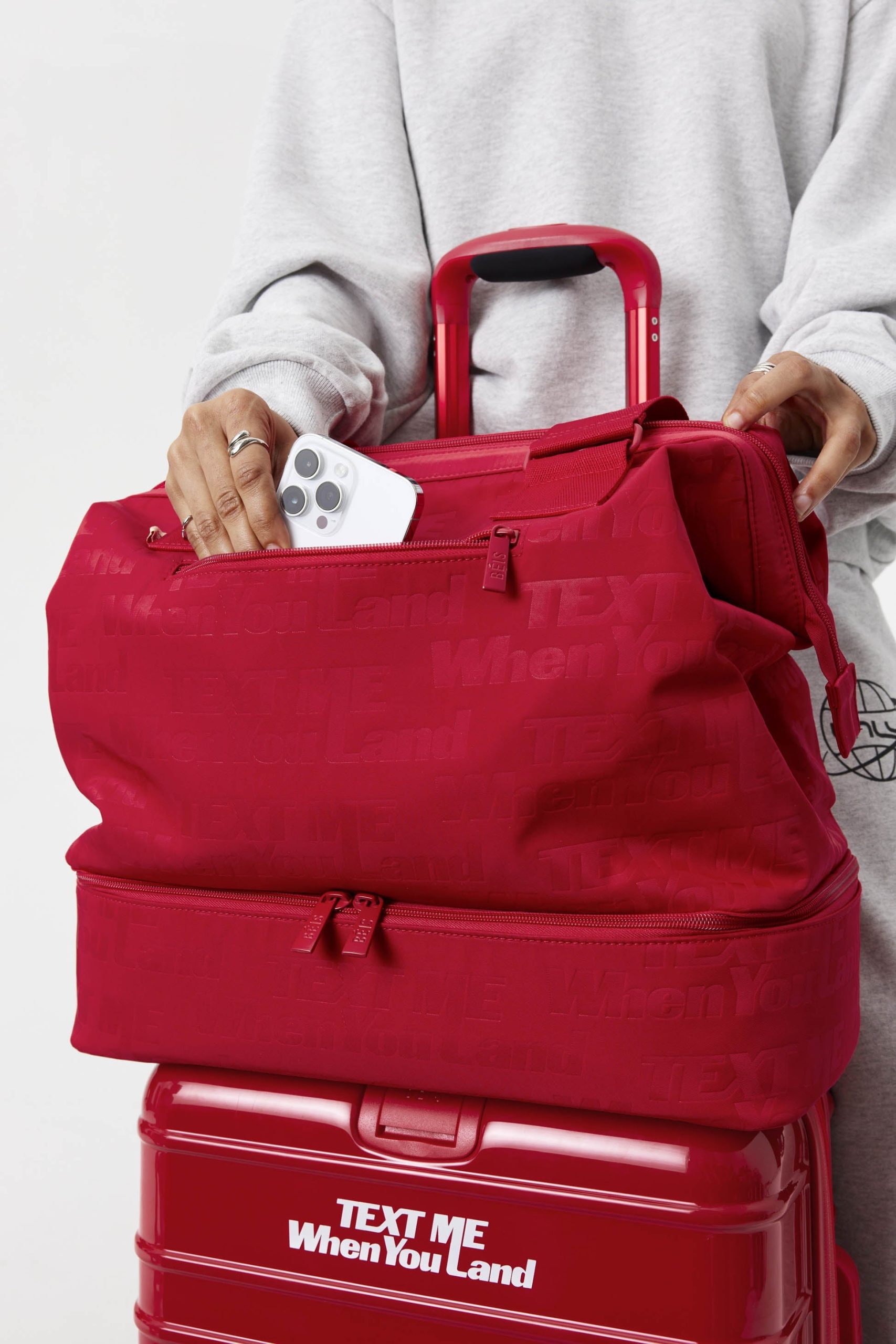 Resale The Mini Weekender in Text Me Red - Image 7