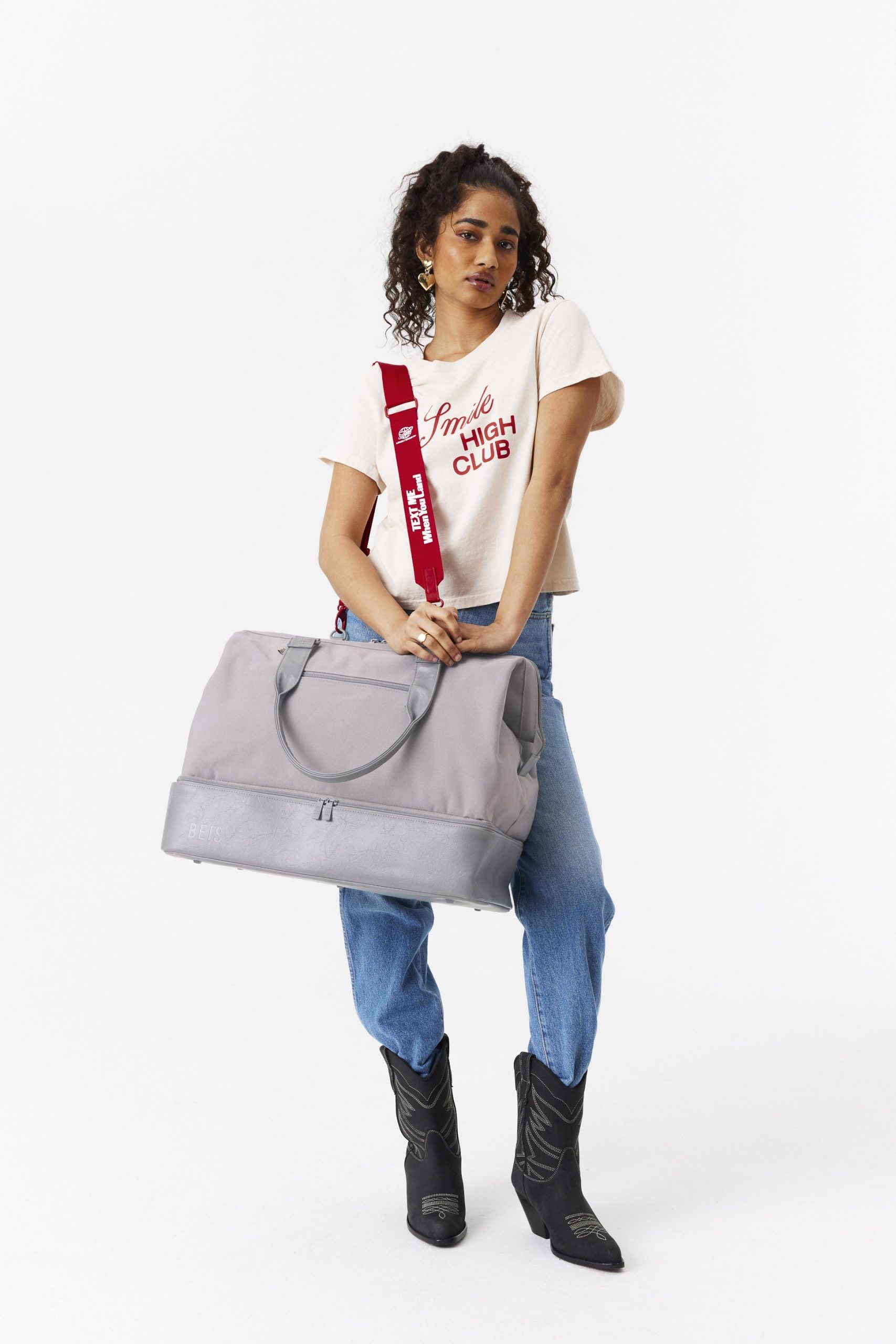 Resale The Shoulder Strap in Text Me Red - Image 6
