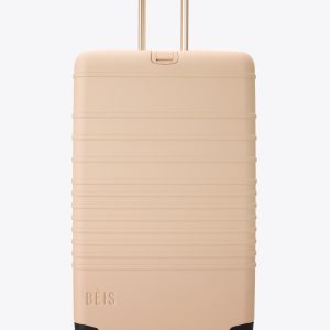 The Large Check-In Roller in Beige
