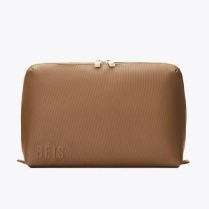 Resale The Large Cosmetic Pouch in Camel