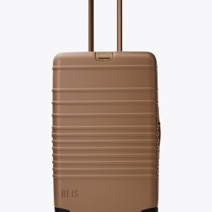 Resale The Medium Check-In Roller in Camel