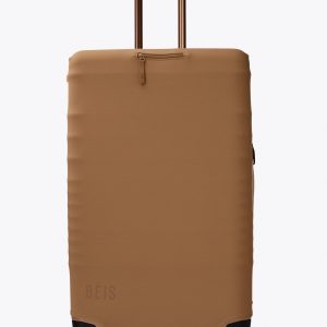 Resale The Large Check-In Luggage Cover in Camel