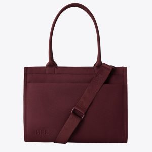 The Book Tote in Burgundy