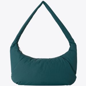 The Oversized Crescent Catchall in Deep Teal