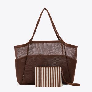 Resale The Mesh Beach Tote in Maple