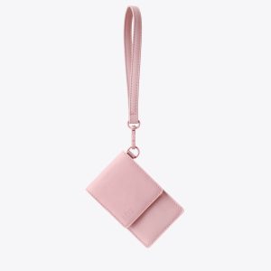 The ID Wristlet in Atlas Pink