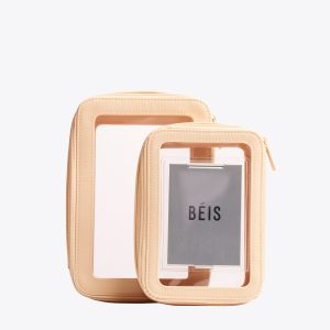 The In Flight Cosmetic Set in Beige