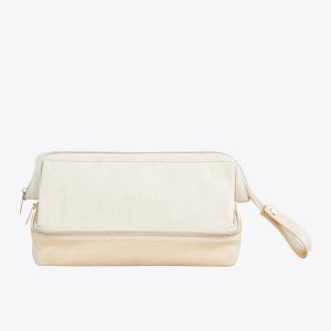 The Dopp Kit in Beige