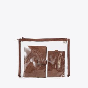 Resale The Passport & Luggage Tag Set in Maple