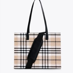 The Work Tote in Plaid